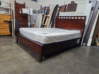 Queen bed and mattress