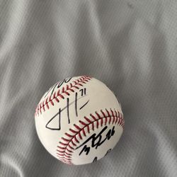 Signed Astros MLB Baseball