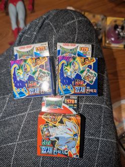 Korean Pokémon Kan Dakji Card Packs x3