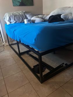 18” tall bed frame Queen size