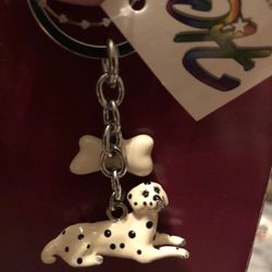 DOG KEYCHAINS DALMATIAN NEW