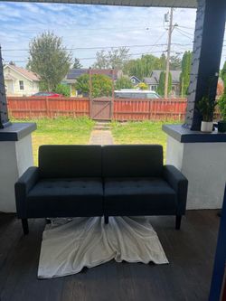 Dark Grey Small Sofa