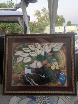 L Carter Holman Print In Custom Frame 