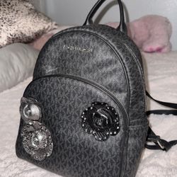 Black Michael Kors Backpack