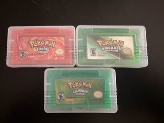 🎮 Pokémon GBA Reproduction Cartridges – FireRed, LeafGreen & Emerald