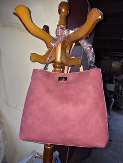 Wine color purse