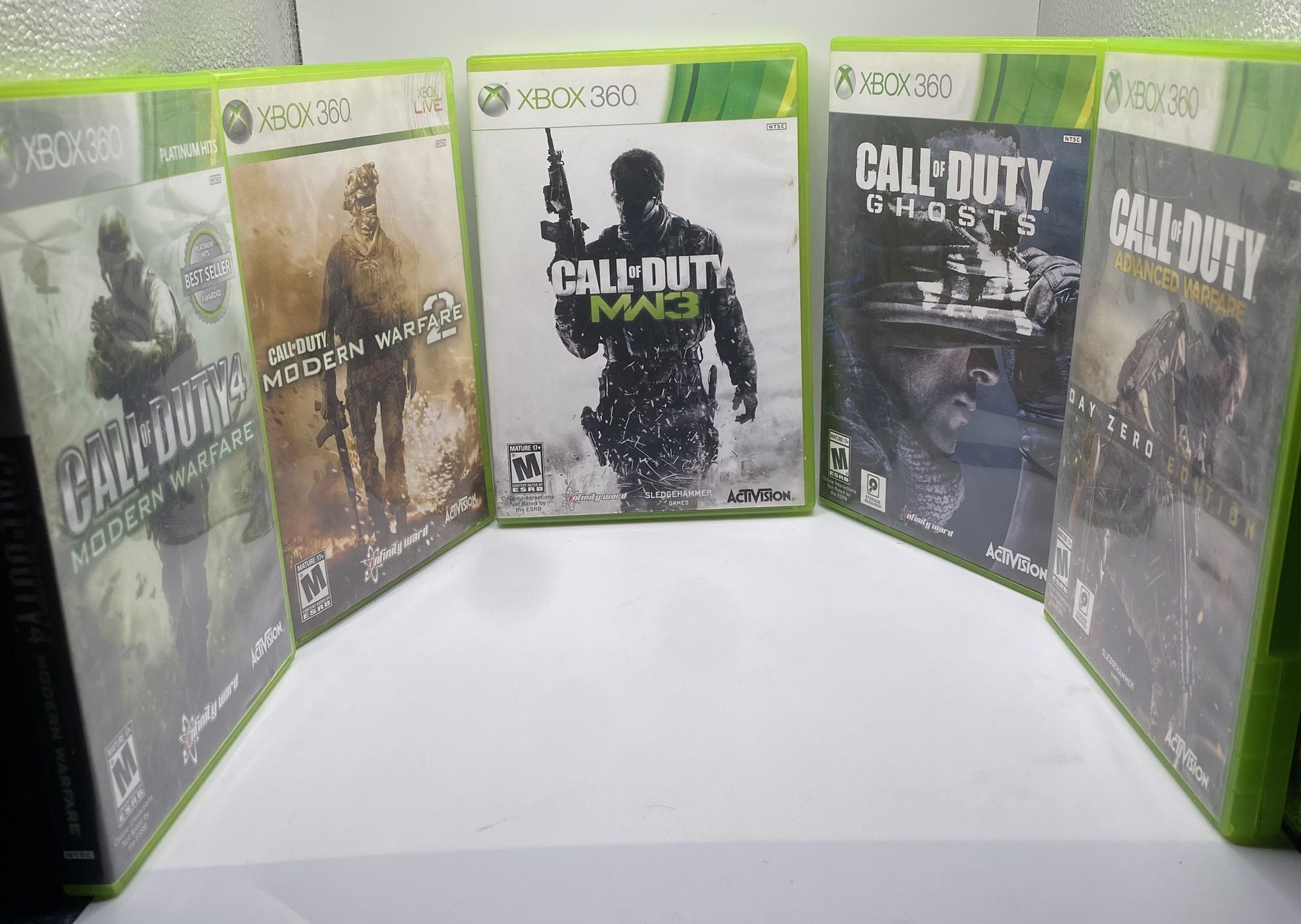 Bundle Of 4 Pack Xbox 360 Battlefield Bad Company 1&2 , Battlefield 3&4 (tested)