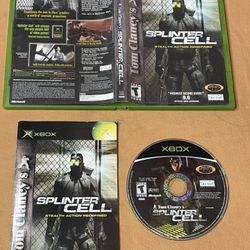 Tom Clancy's Splinter Cell (Microsoft Xbox, 2002) Complete w/ Registration Card2