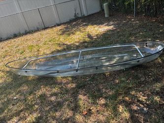 Clear canoe/kayak hybrid