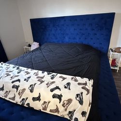 Upholstered King Bed Frame With Storage 