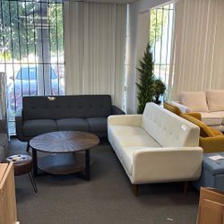 Only $250 3 Seater Textured Fabric Upholstered Sofa. Available In Light Gray And Beige (while Supply Last)