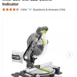 Ryobi 10” Mitre Saw