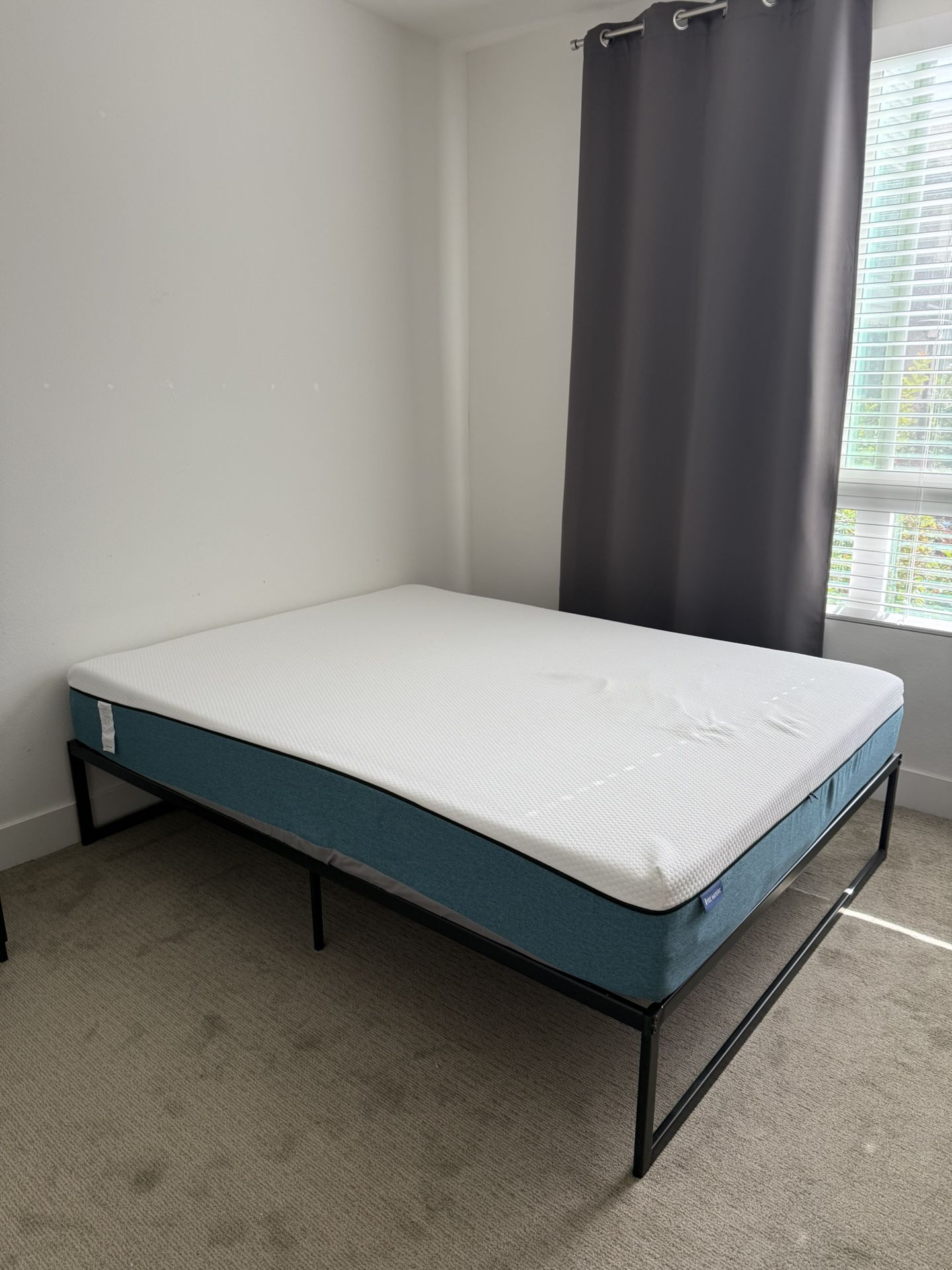 Queen Bed Frame + Mattress