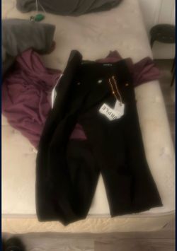 Black Purple Jeans Authentic