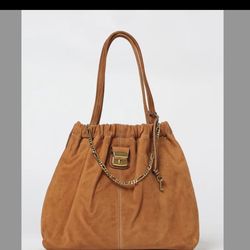 Marc Jacobs The Cristina Copper Suede Tote Bag - Never Used