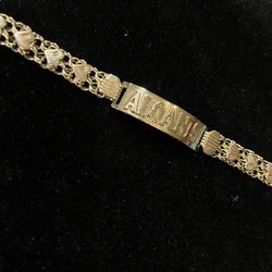 10k gold bracelet #110550-2 MJ