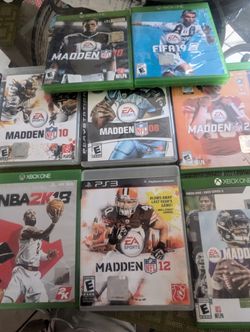 PlayStation 3 Games And X-box One  Sports