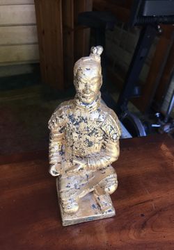 Gold Chinese statue