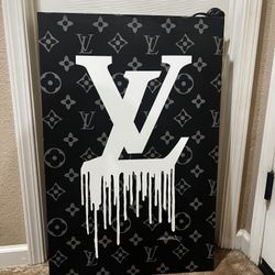 24" x 36" Louis Vuitton & Chanel wall art canvas $40 EACH