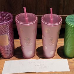 DISNEY STARBUCKS  CUPS