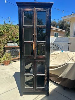 Vintage Z Gallerie Wood Cabernet