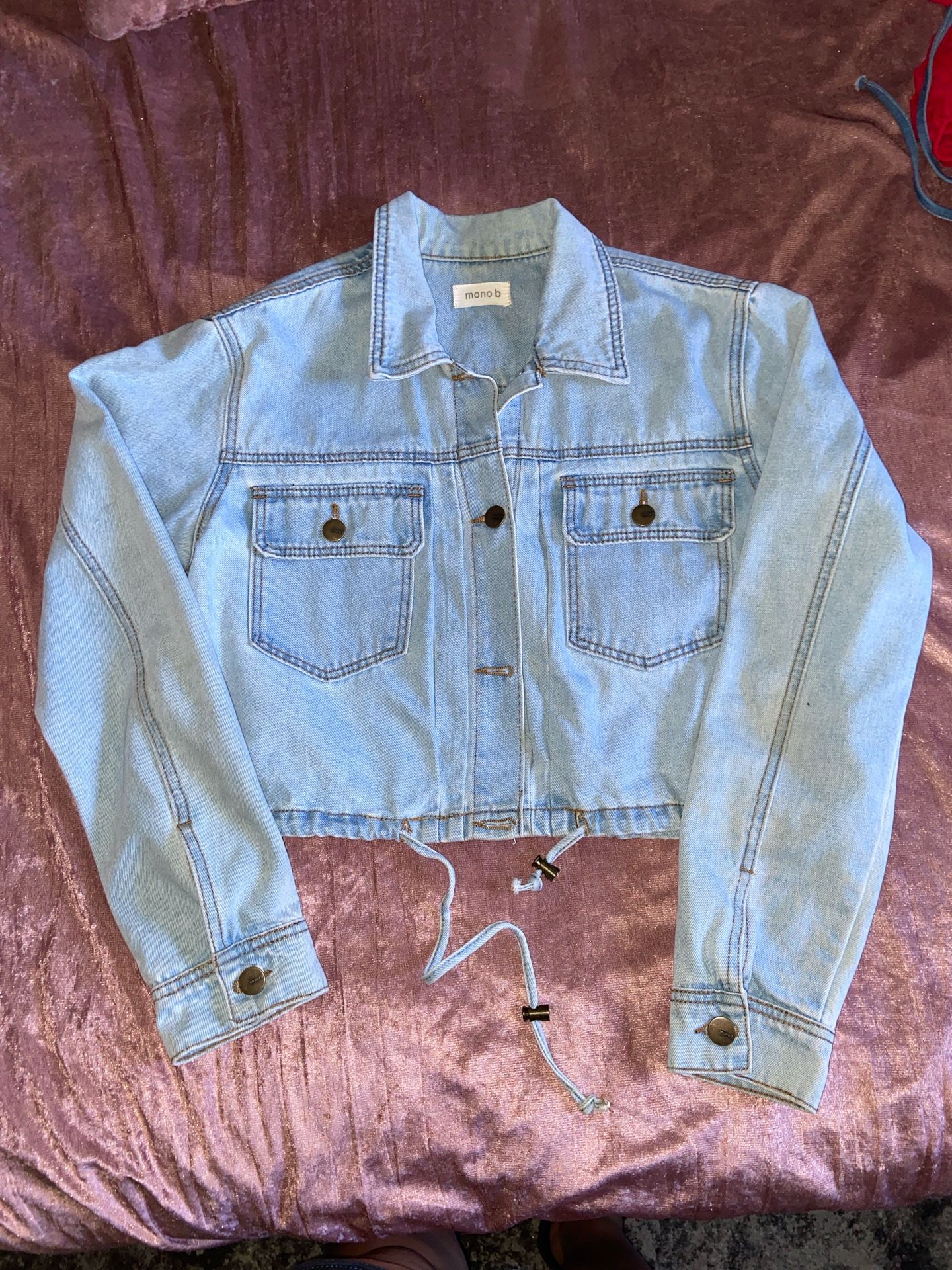 Women’s Denim Crop Jacket