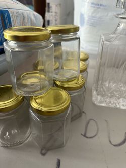 10 glass jars
