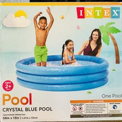 Blue Toddler Inflatable Pool