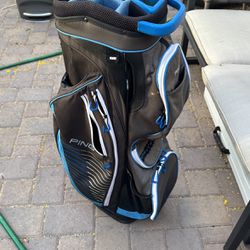 Ping Golf Cart Bag With 14 Top Divider.  