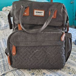 Hobest diaper bag/ changing station/ backpack