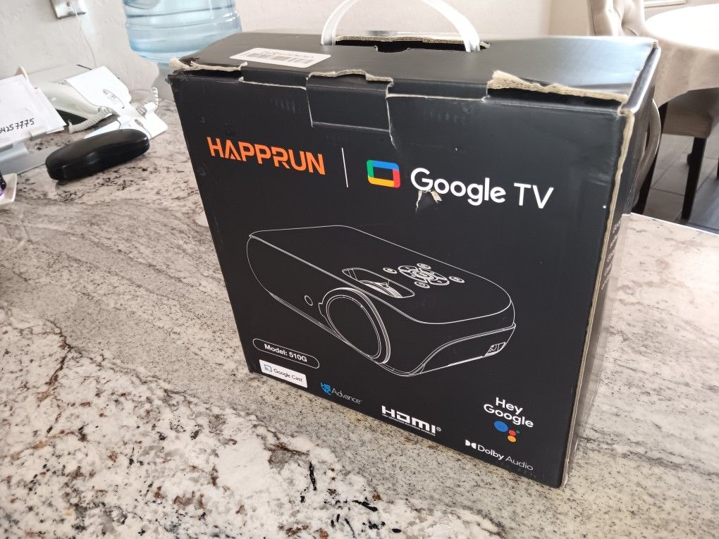 $300 Google TV Projector With HDMI Brand New Sale 150 Firm