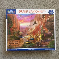 Jigsaw Puzzle GRAND CANYON White Mountain NO MISSING PIECES 