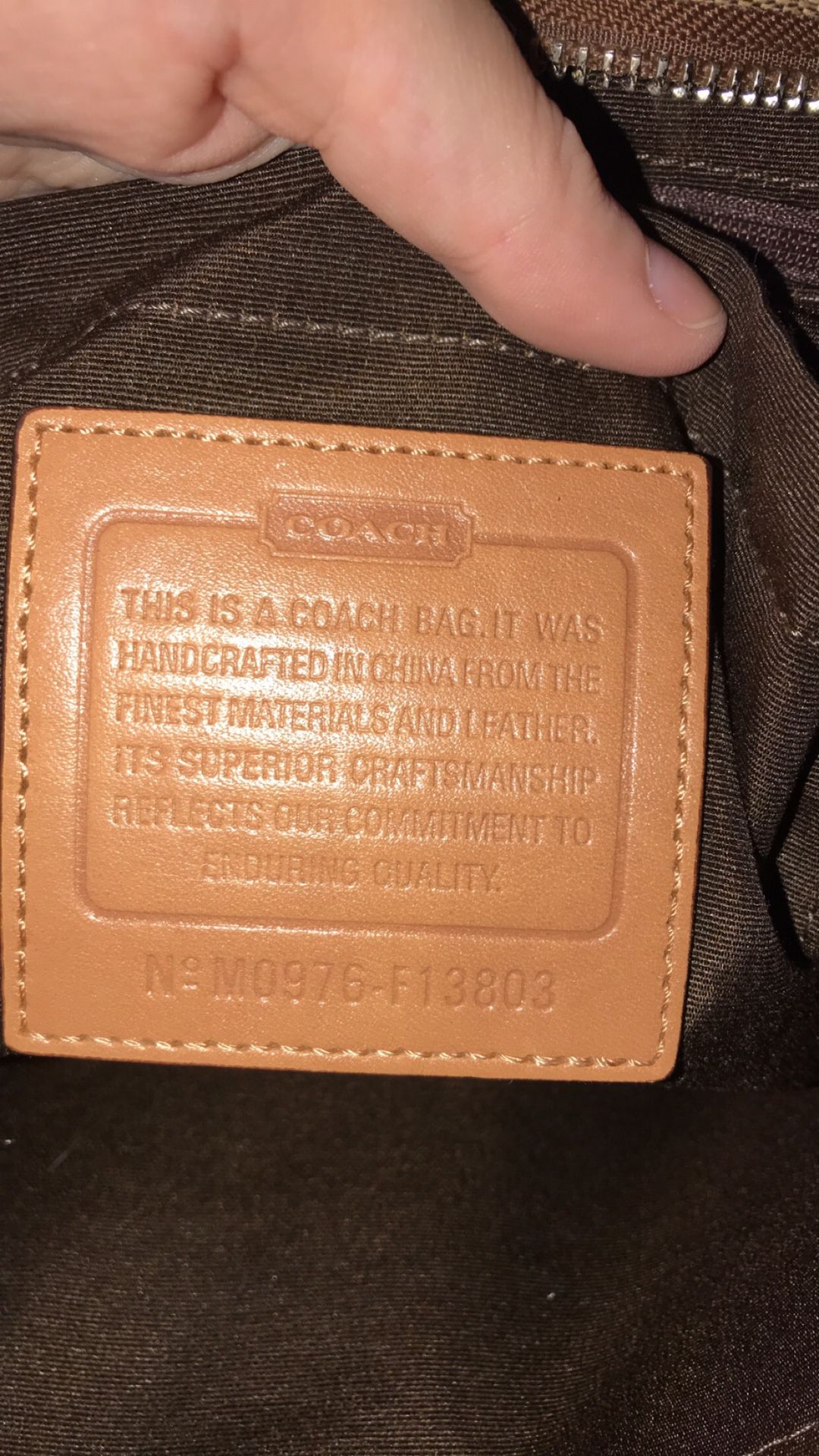Coach bag