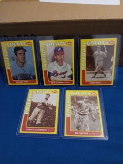 Swell Baseball Greats Cards Lot of 5