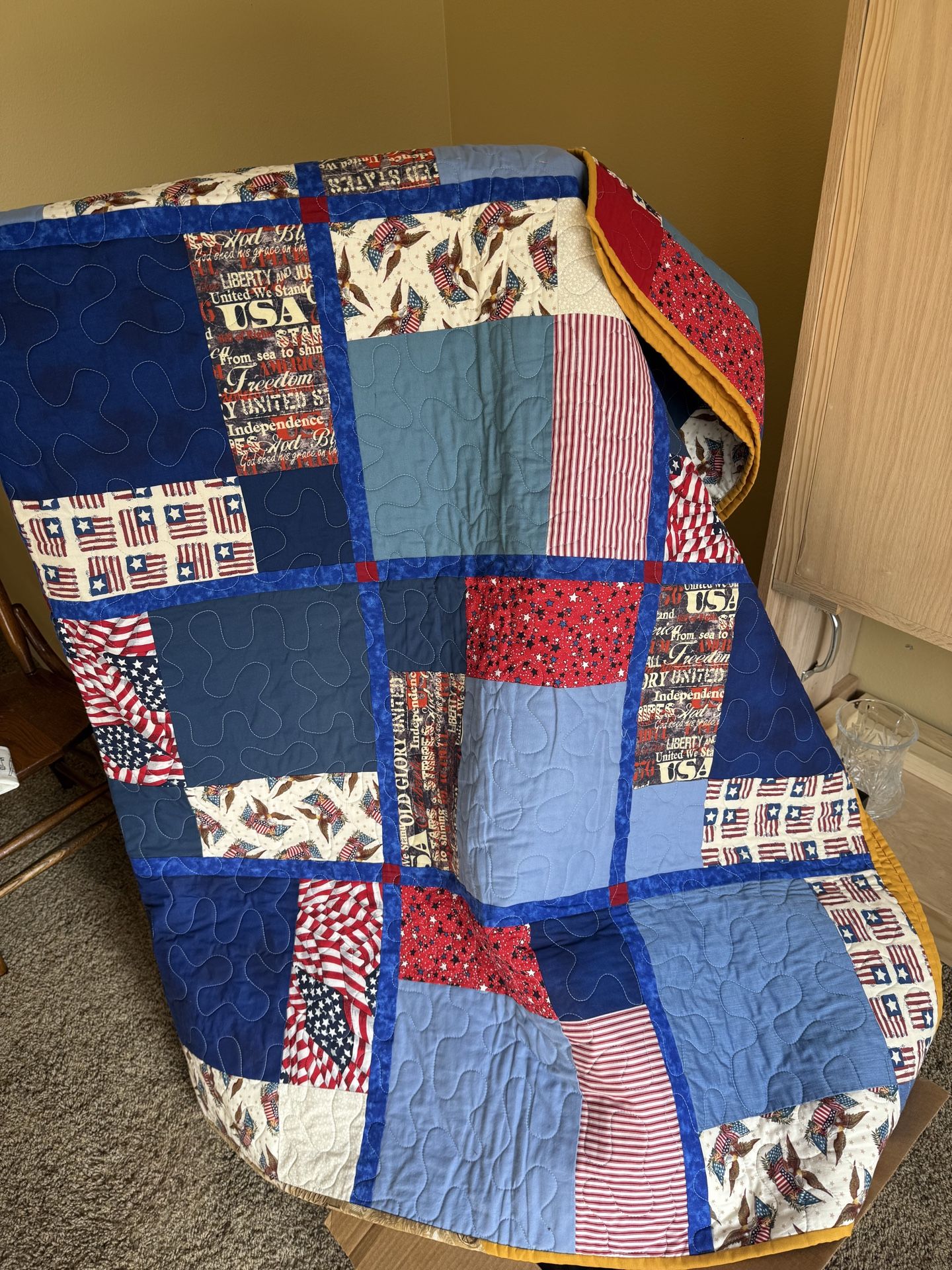 Veteran’s twin quilt