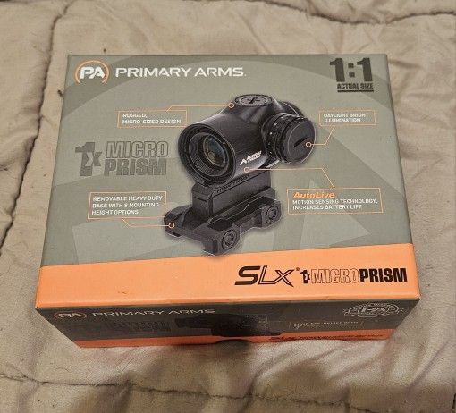 PRIMARY ARMS SLX 1X MICROPRISM GEN2 - ACSS CYCLOPS RED | BLACK