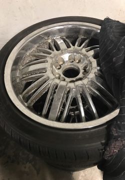 225/45/18 with chrome wheels