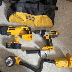 Dewalt DW919 Flexible Work Flash Light 18 Volt Cordless DEWALT 18V CORDLESS  Drill Genuine OEM Replacement Hammer Drill Side Handle tool wall Dewalt 1