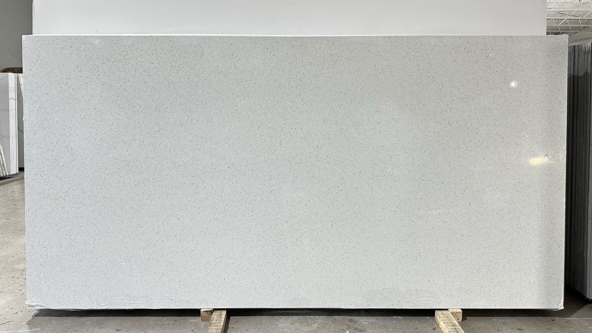 QUARTZ JUMBO SLABS WHITE GALAXY 127X64 2CM
