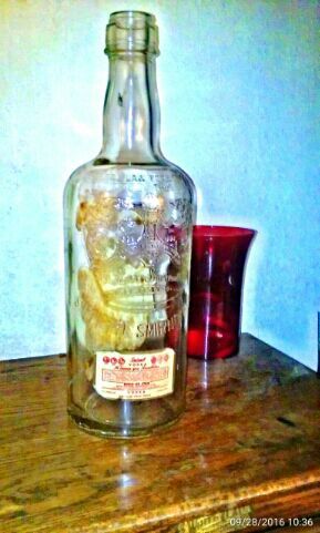 Vintage 1 Gallon SMIRNOFF Bottle