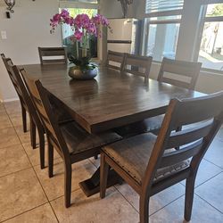 8 chair dining table