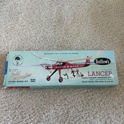 Vintage Balsa Wood Plane Model 