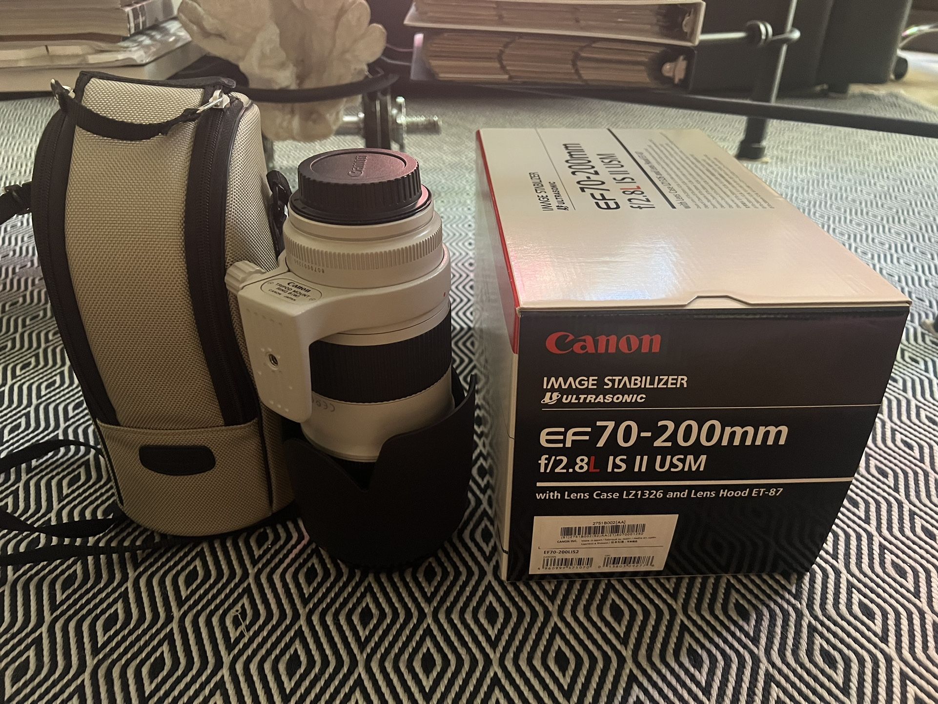 Mint Condition Canon EF70-200MM F2.8L IS ll