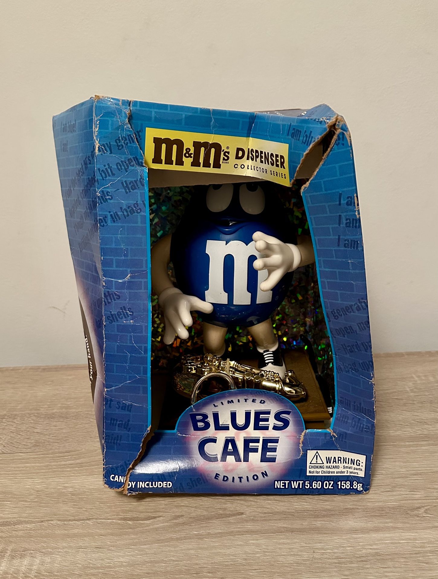 M&M's Dispenser Collector Series Blues Cafe Limited Edition