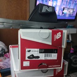 New Balance Rev Slide Black/ GREY