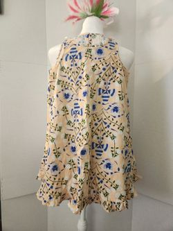 H&M Dress Girls Size 6 Georgia Beaumont X  Floral Pattern Kids 