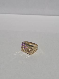 10kt nugget ring
