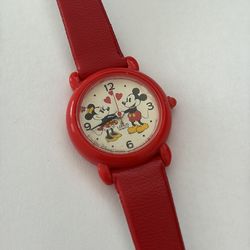 Vintage Disney Mickey & Minnie Mouse Quartz Watch