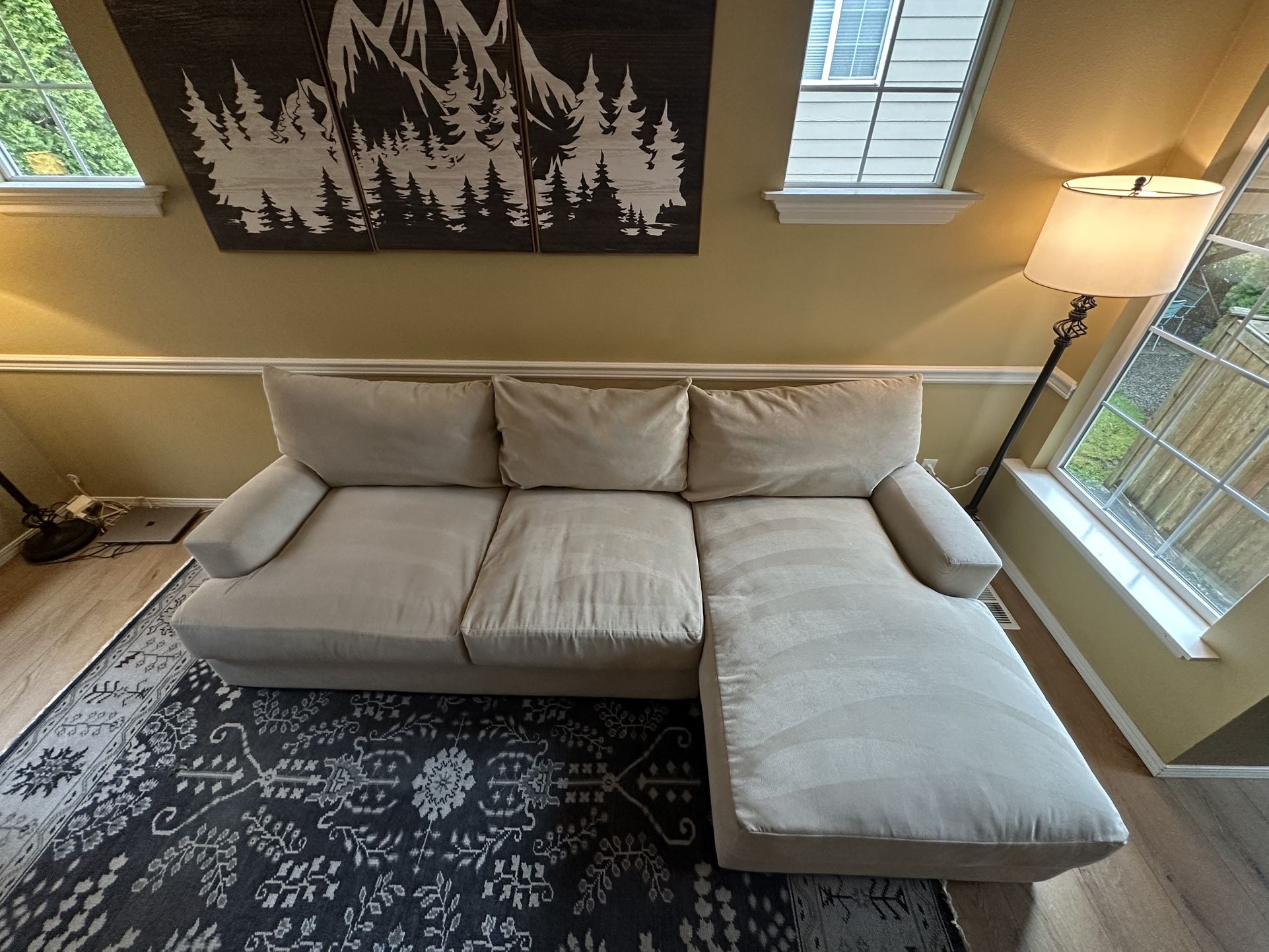 Rhyder 2-Pc. Fabric Sectional Sofa with Chaise
