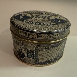 VINTAGE SMITH BROS. COUGH DROPS TIN REPLICA